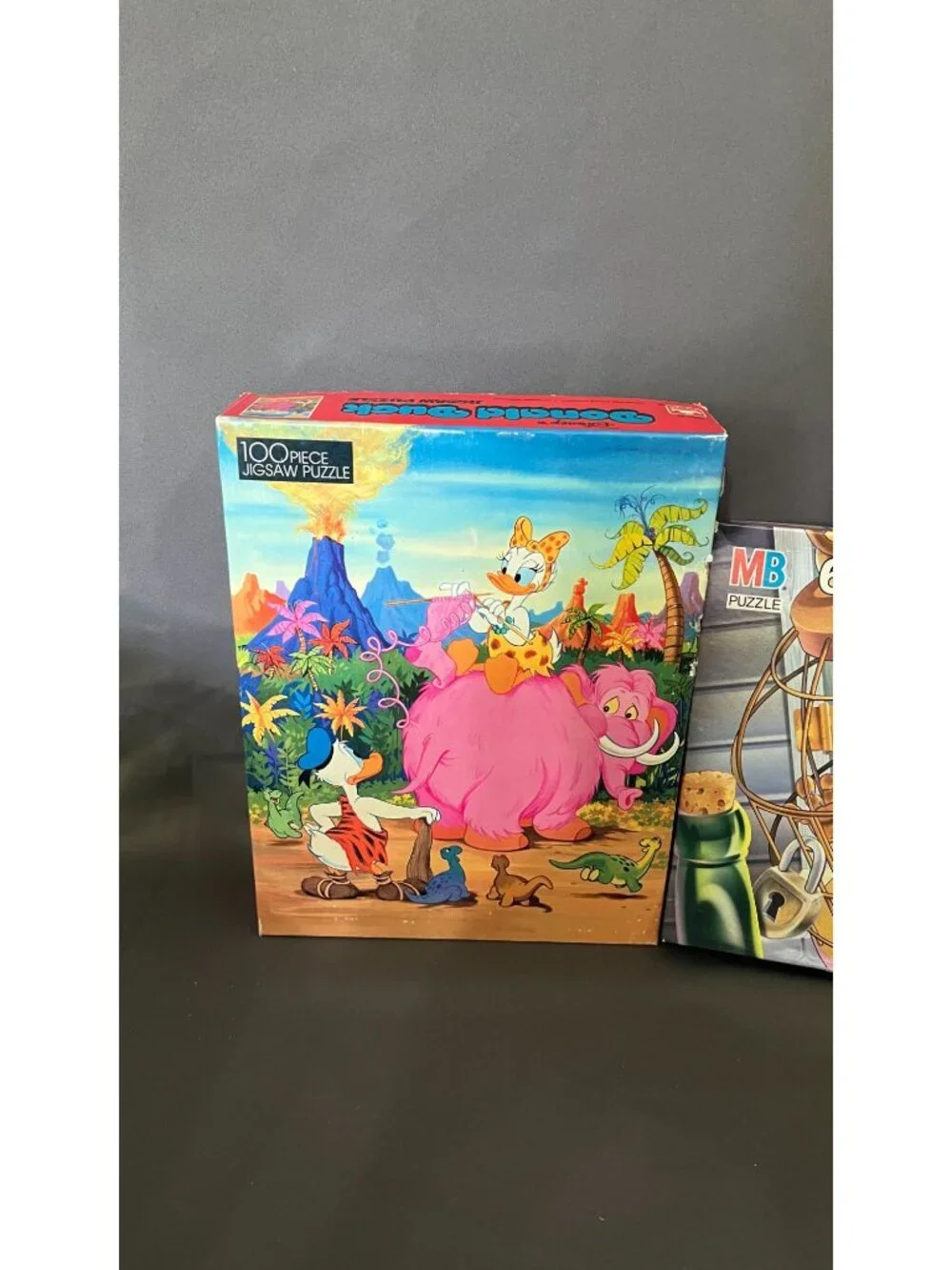 Disney Character Jigsaw Puzzles Set Of 7 Golden MB Mattel